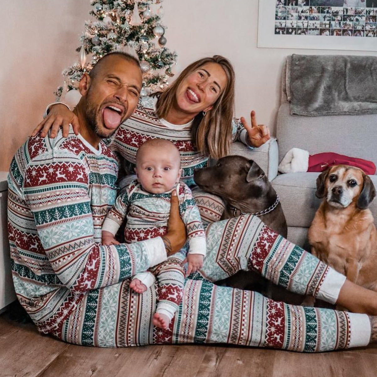 Vakanties - Familie Kerstpyjama's