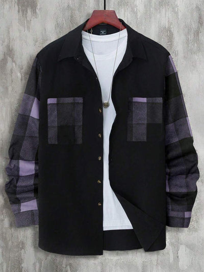 Manuel – Surchemise à Carreaux Patchwork - Tout Pour Vous