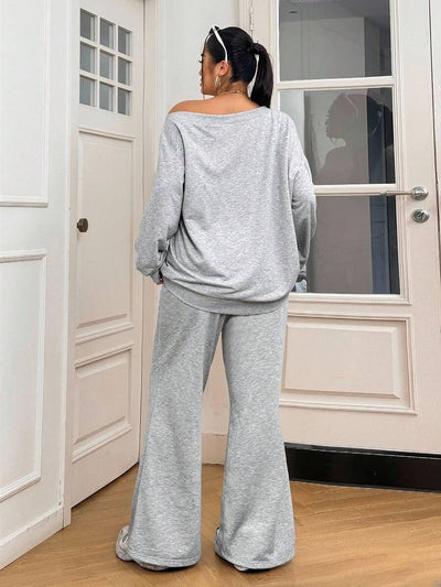 Janine 2 Pièces Grande Taille à Capuche et Jogging - Tout Pour Vous