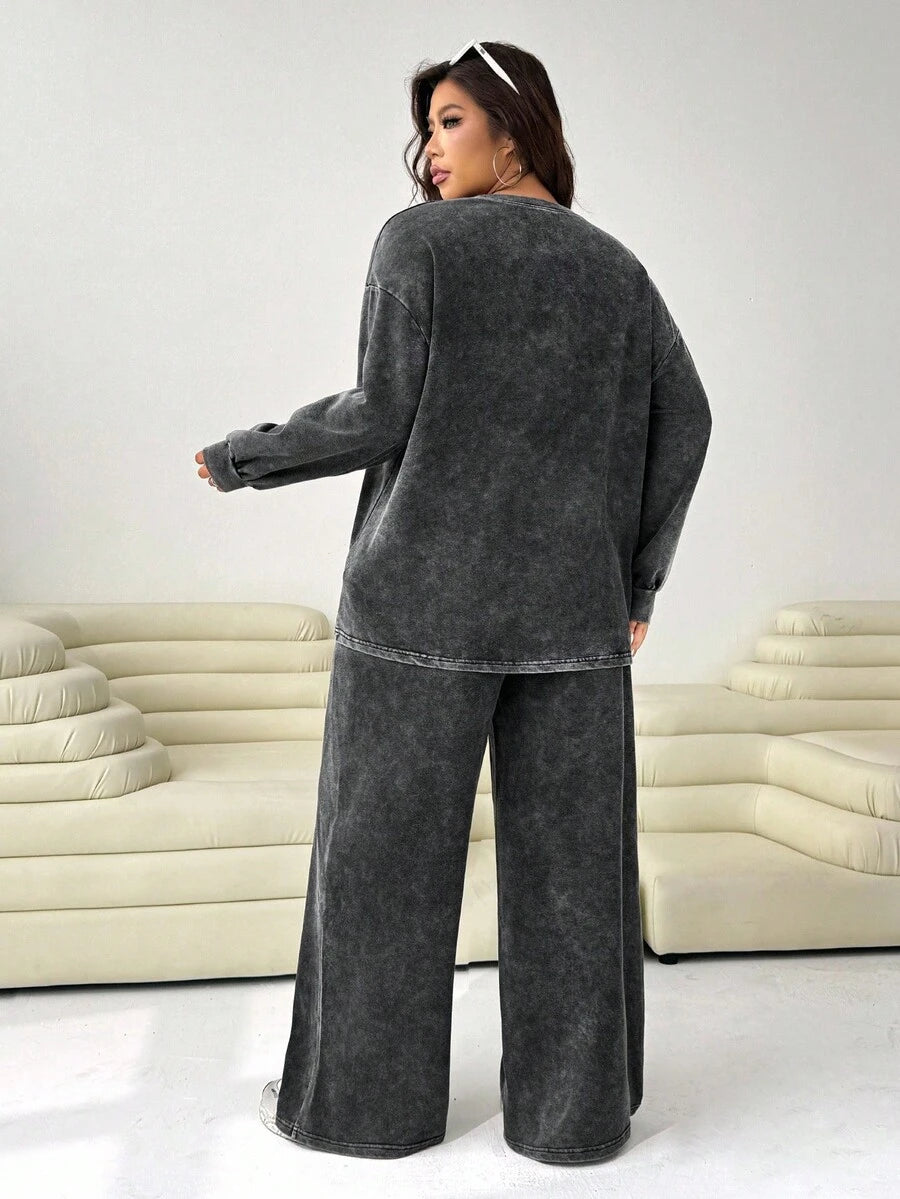 Sarah – Ensemble 2 Pièces Grande Taille Décontracté - Tout Pour Vous