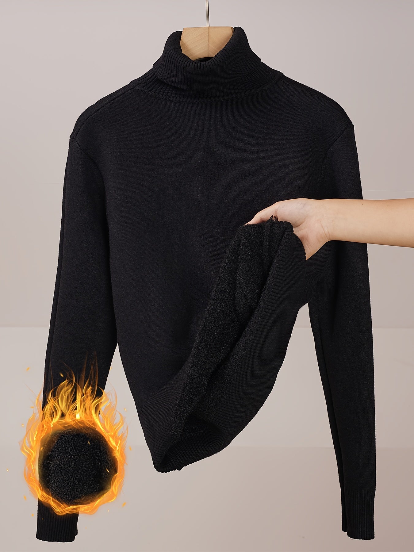 Wendy – Cozy fleece turtleneck