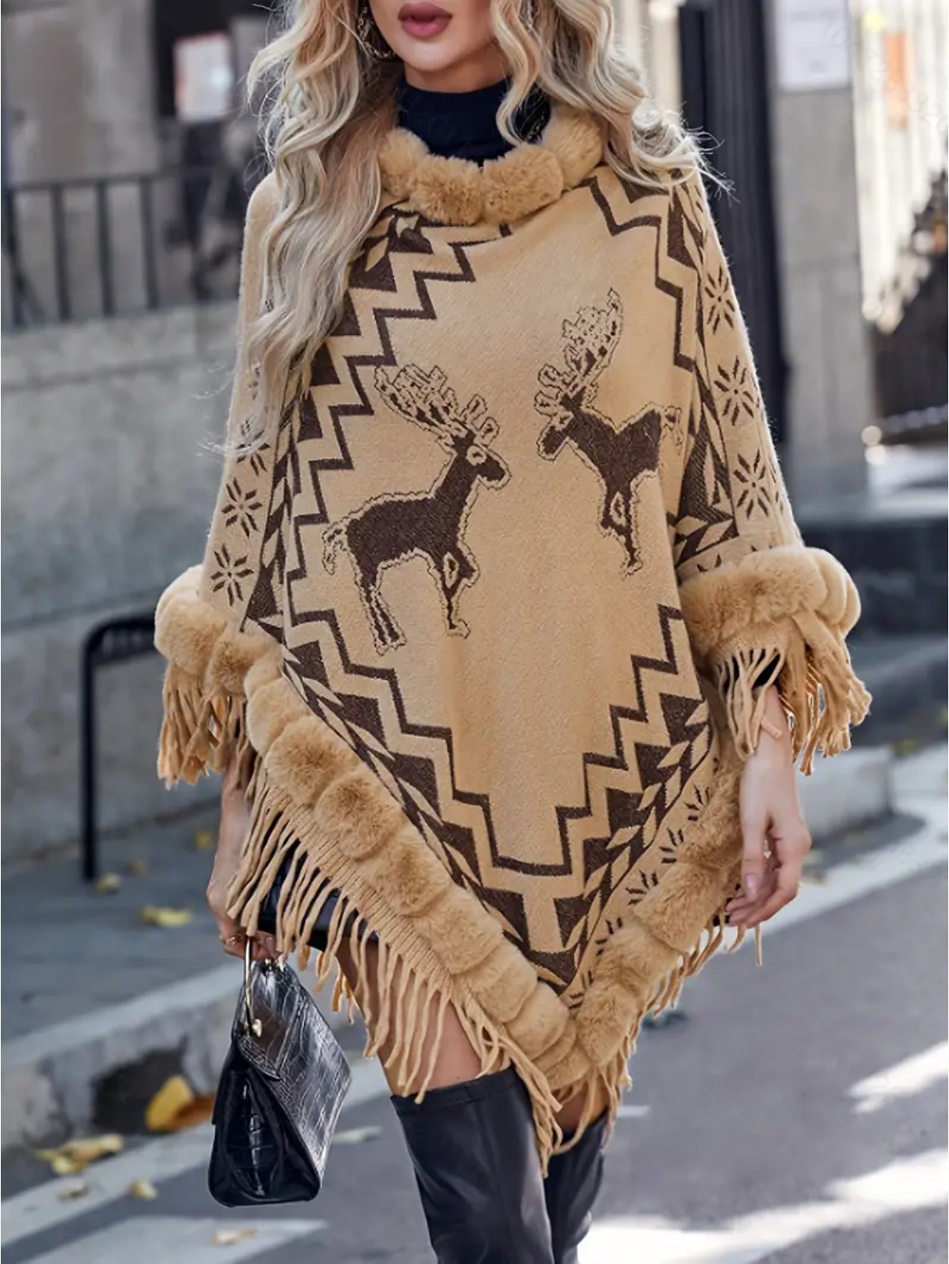 Carol – Elegante damescapejas voor Kerstmis