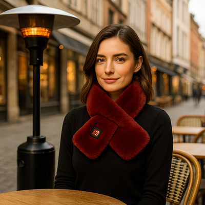 Alix - Écharpe Chauffante USB en Teddy - Tout Pour Vous