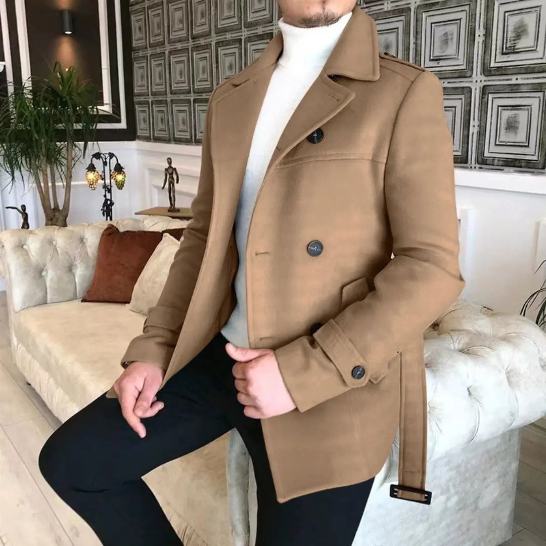 Olivier – Trench-coat en laine - Tout Pour Vous