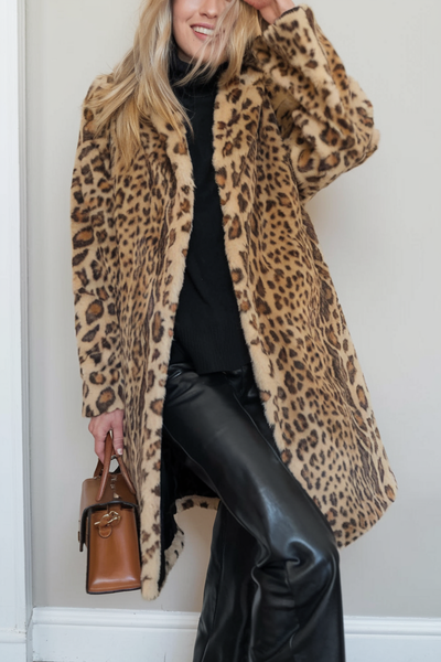 Hannelore - Manteau à imprimé léopard - Tout Pour Vous