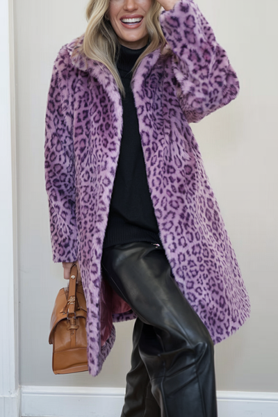 Hannelore - Manteau à imprimé léopard - Tout Pour Vous