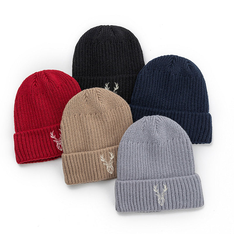 Johan – Bonnet d’hiver unisexe en maille flock avec doublure en polaire